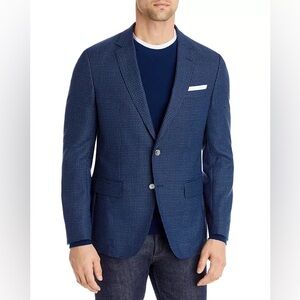 New! Hugo Boss Navy Blue Sport Coat Blazer | 46R